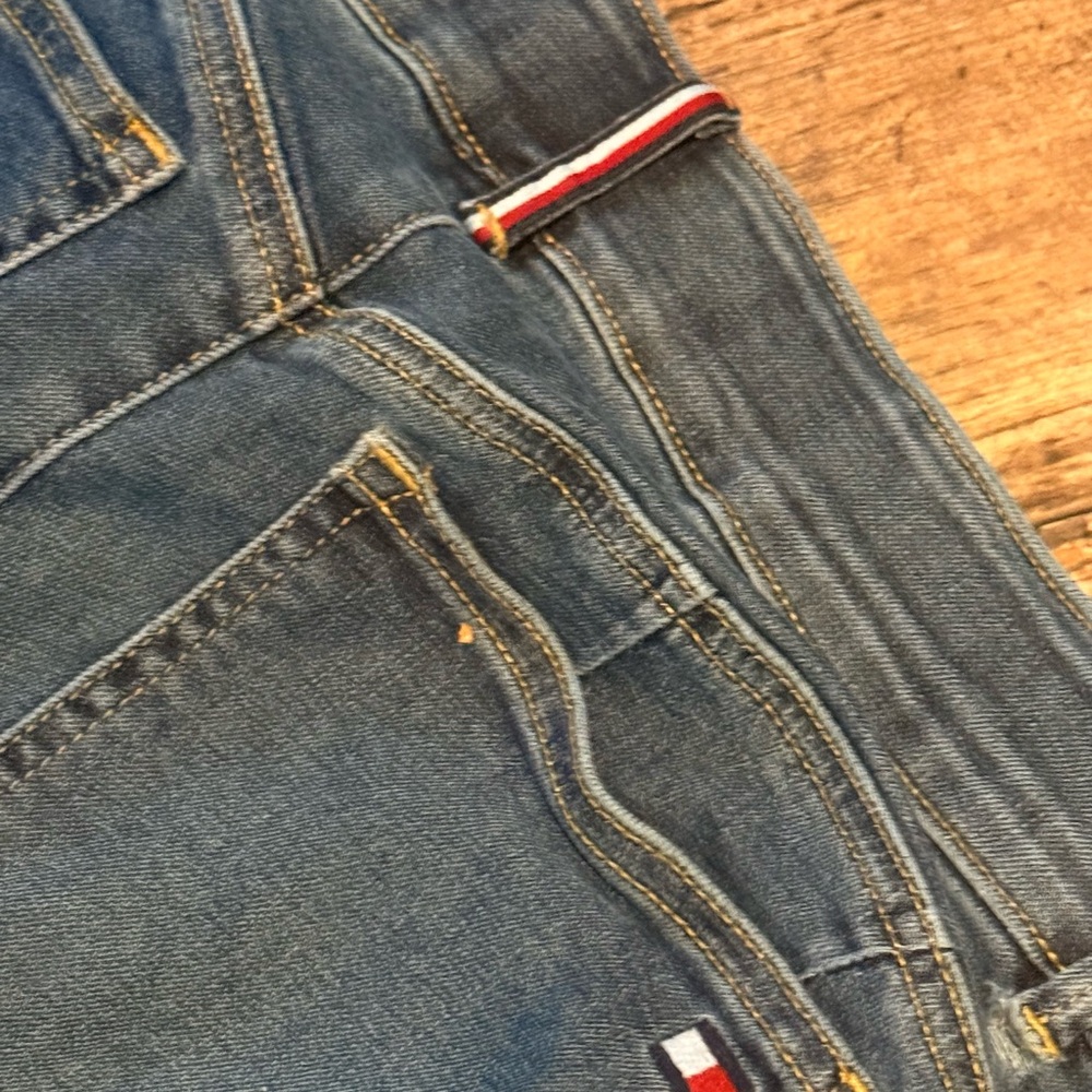 Tommy Hilfiger Blue Denim with Red Stitching